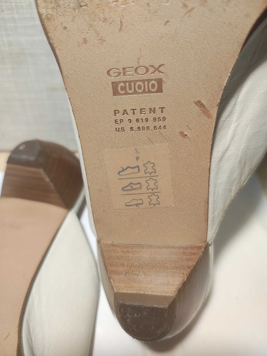 Шкіряні туфлі відкриті Джеокс GEOX 39