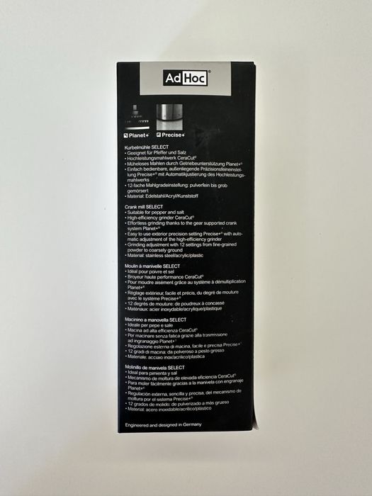 Moinho com Manivela Select Adhoc