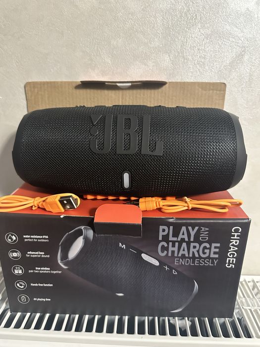 Бездротова колонка JBL Charge 5 Black: 899 грн. - Портативна акустика ...