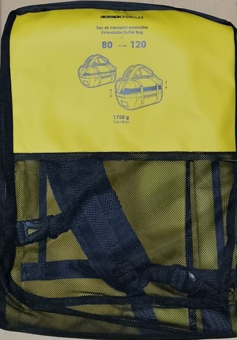 Torba Forclaz Simond Duffel 500 Extend 80-120 litrów trekkingowa