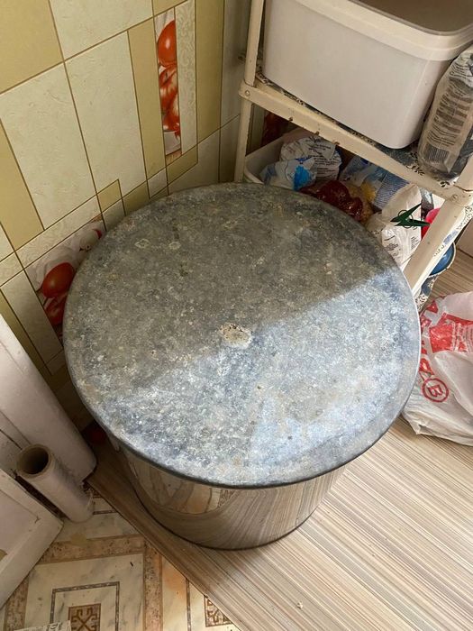 Бочка емкость канистра герметичная из нержавейки 45х49см
