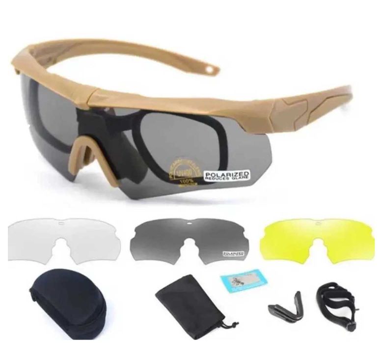 Тактичні окуляри захисні з лінзами тактичні окуляри балістичні очки