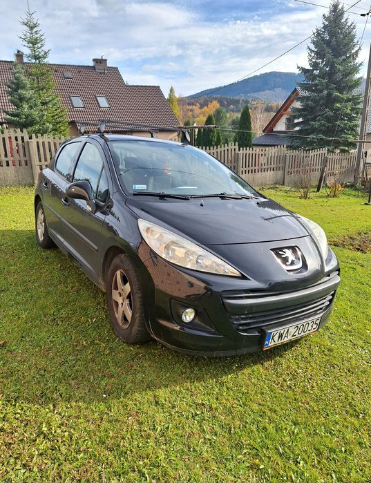 Peugeot 207 czarny 2010 LPG sprawny 1.4