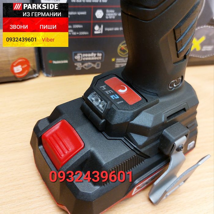 Аккум ударный шуруповерт импакт 226Нм изГЕРМАНИИ Parkside PDSSAP 20 D3