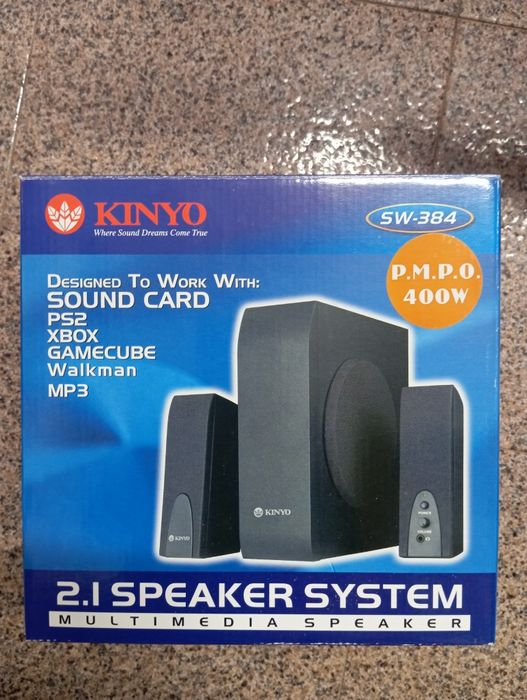 Colunas de som e Subwoofer