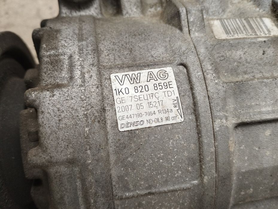 Компресор, трубки, радіатор кондиціонера, Skoda, Volkswagen, Seat