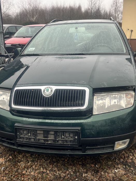 Części Skoda Fabia kombi 1.4 16V 9570-drzwi sanki amortyzatory zwrotnice belka tył