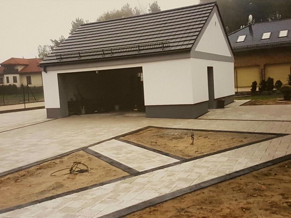 Brukarstwo, układanie kostki brukowej