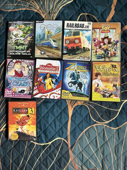 Filmy bajki DVD bogata kolekcja