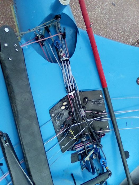 Vendo Moth com foils, em carbono, construído em 2018
