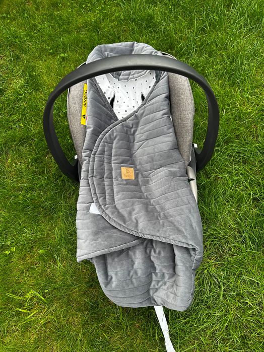 Fotelik Cybex Cloud Z2 i-Size Plus Soho Grey  + śpiworek