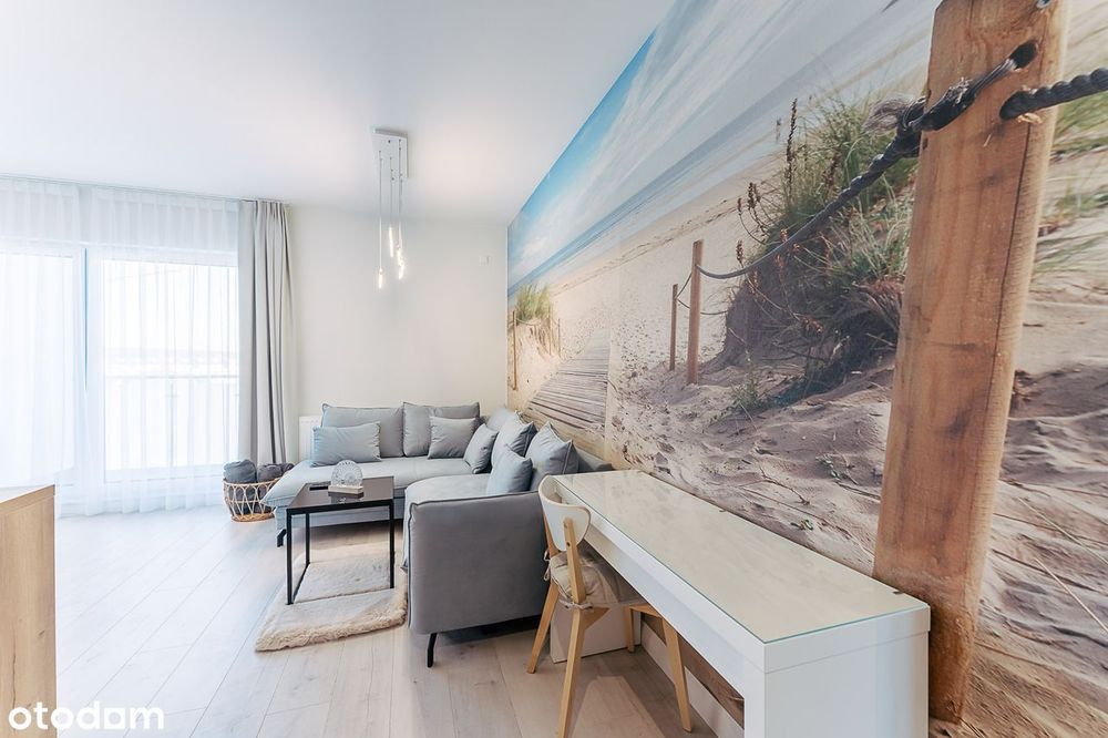 Apartament w Grzybowie, 100 m od plaży, w pełni wyposażony