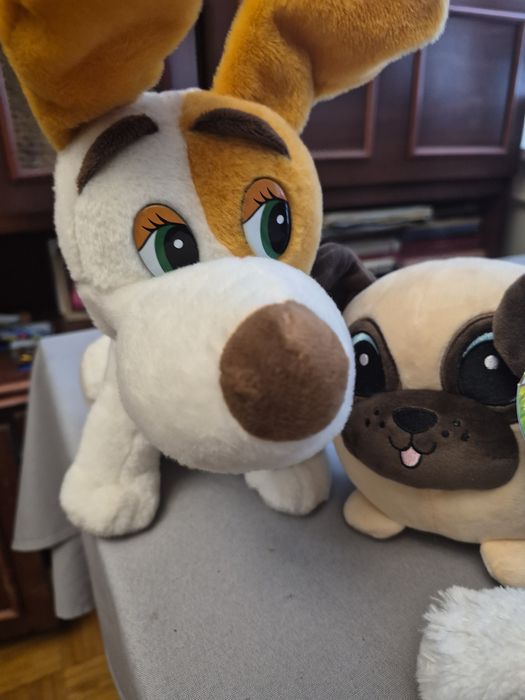 Zestaw pluszaków piesków