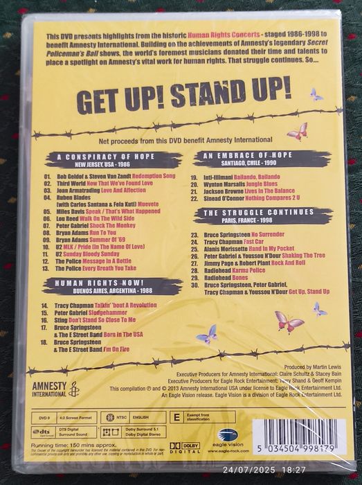 Vários - Get Up, Stand Up DVD