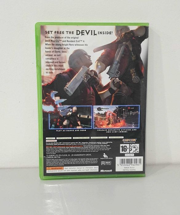 Gra Devil May Cry 4 3x ANG Xbox 360 ..m