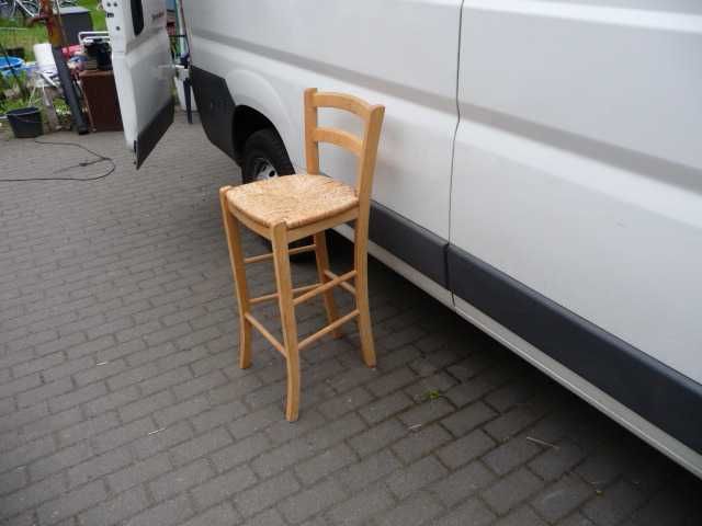 Hoker taboret drewniany