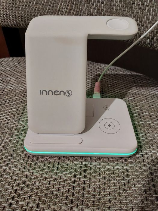 Беспроводная быстрая 15w  зарядка 3 в 1