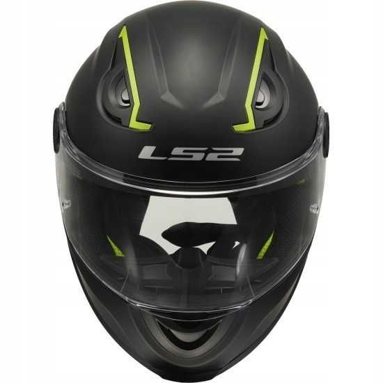 NOWYY!! LS2 FF812 KID czarny mat dziecięcy kask junior