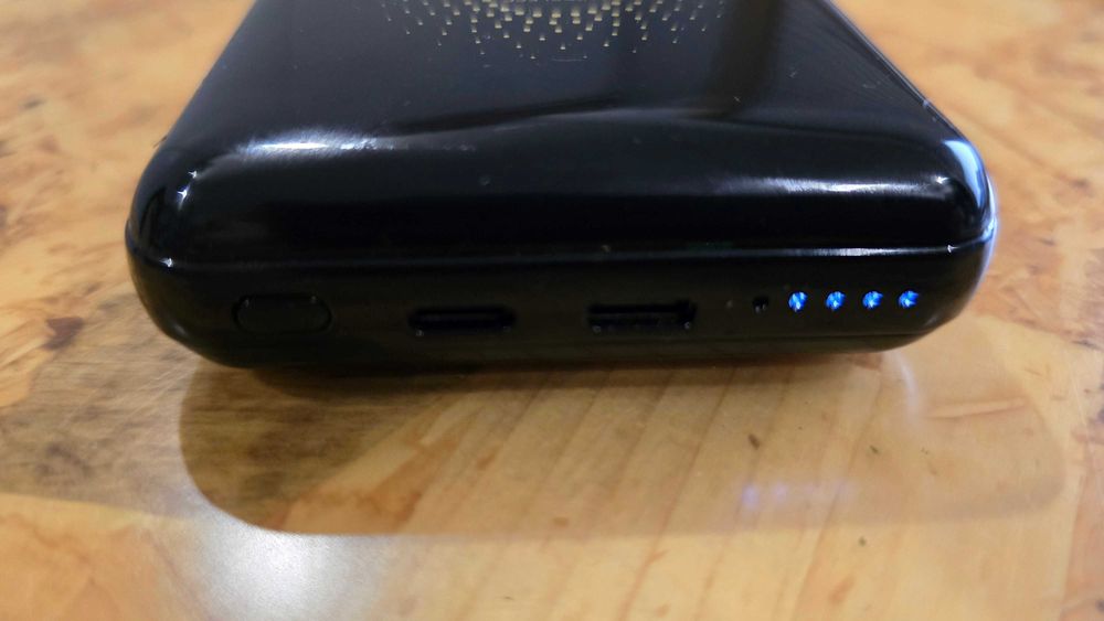 Powerbank 10.000mAh com opção de Carregamento Wireless