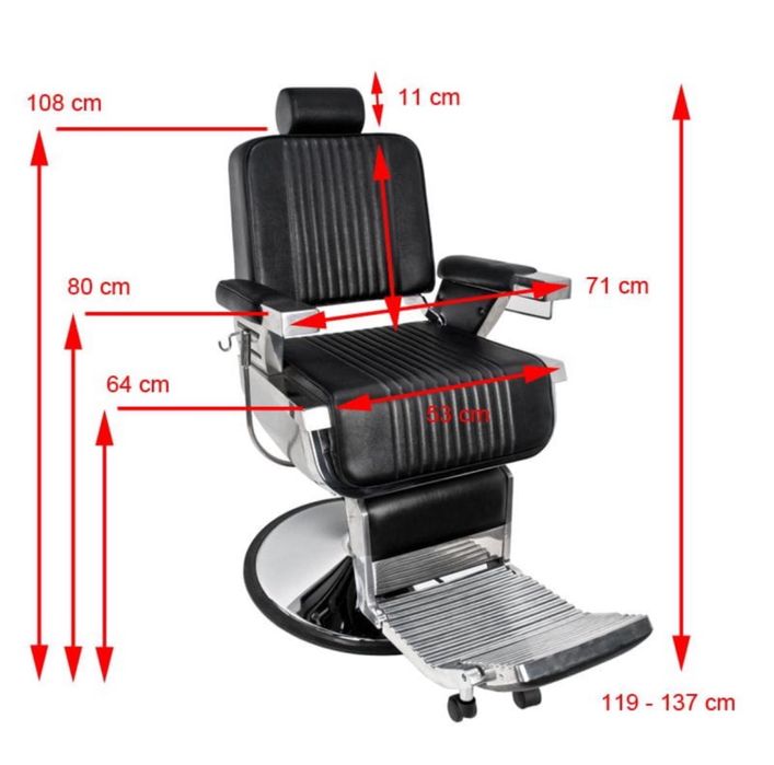 Fotel fryzjerski GABBIANO Royal