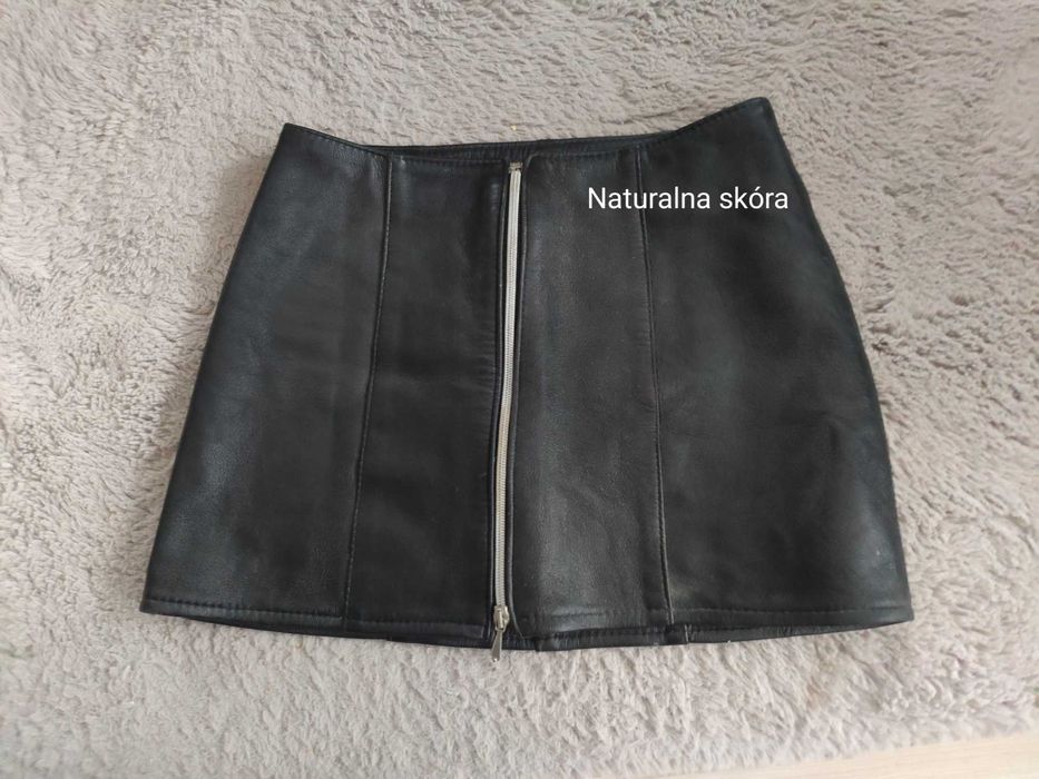 Spódnica skórzana mini Vera Pelle