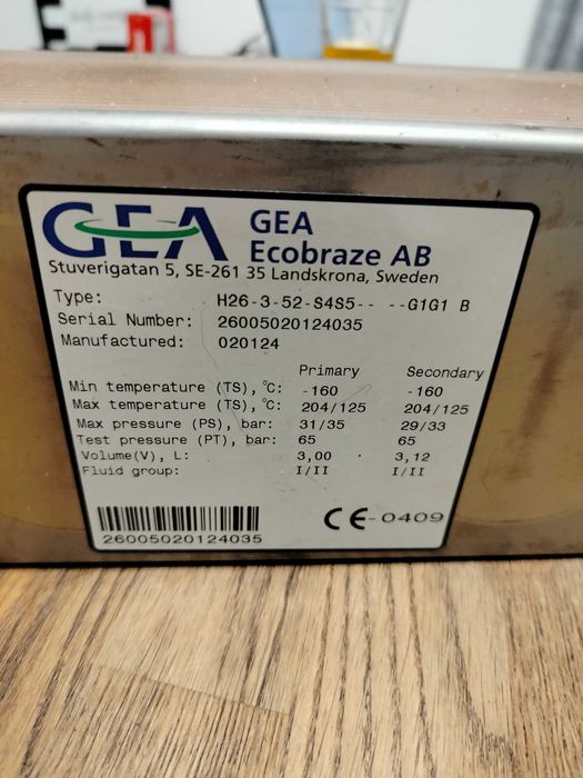 Okazja wymiennik  płytowy freon woda wysyłka