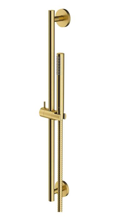 OMNIRES Y Zestaw Prysznicowy Ścienny, Złoty MICROPHONE-SGLB