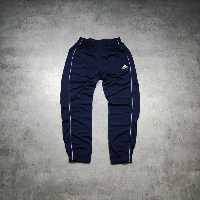 MĘSKIE Spodnie Sportowe Dresy Joggery Granatowe Adidas Gym Active Logo