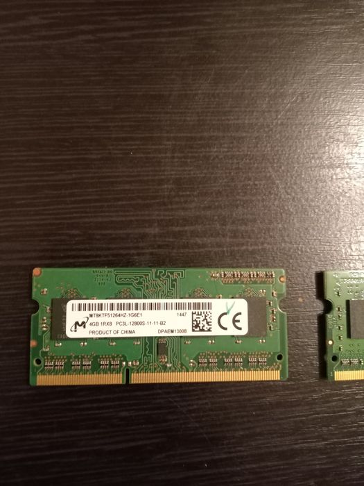 Оперативна пам'ятьDDR3 та DDR2 (4Гб, 1Гб та 512 Мб)