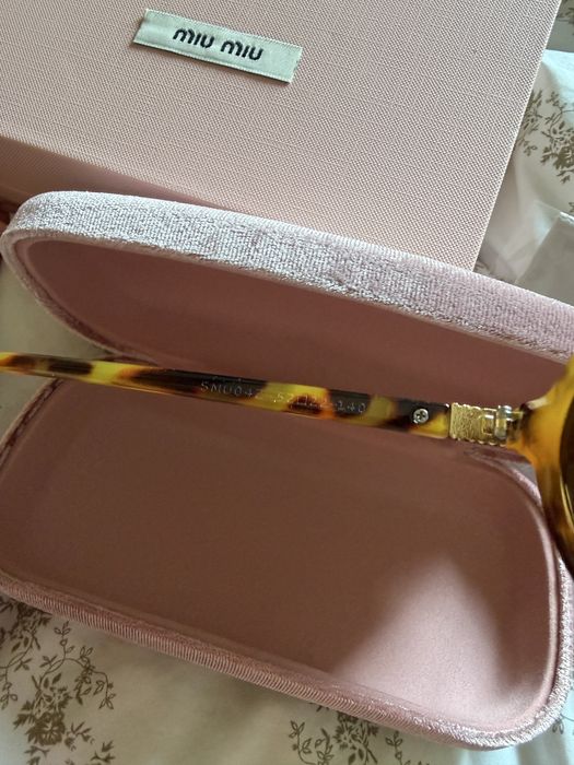 Очки miu miu миу миу окуляри міу міу лео оправа коричневі