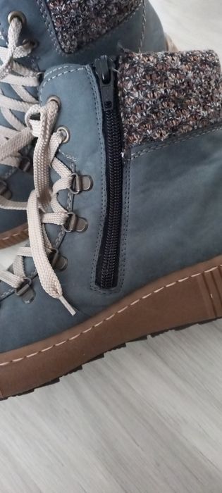 Botki damskie ocieplane Riekier