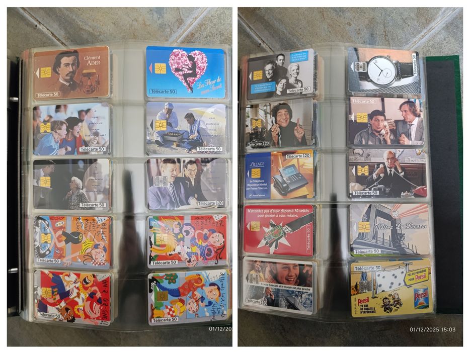 Coleção de cartas telefónicas