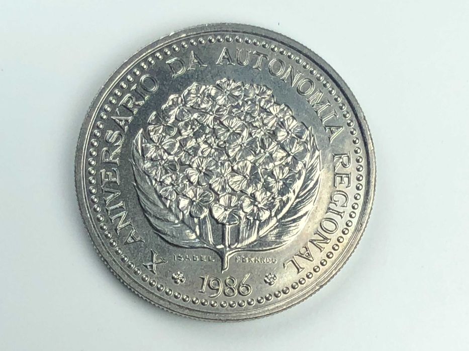 Portugal 1986 - 100 Escudos Cuproniquel - 10º Aniversário da Autonomia Regional dos Açores