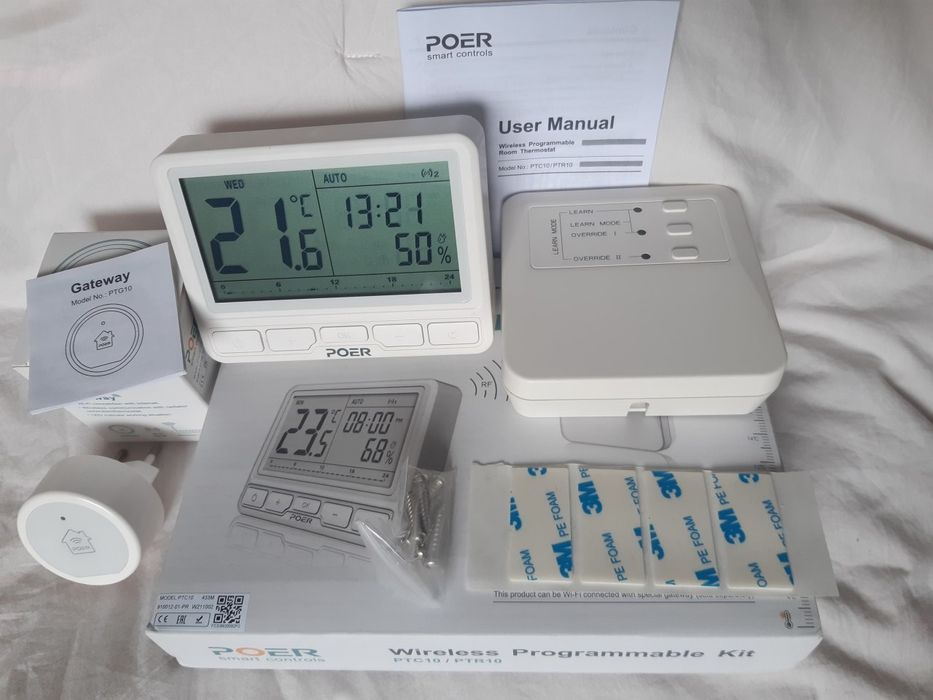 POER PTC10 PTR10 PTG10 бездротовий розумний термостат для газового котла WiFi