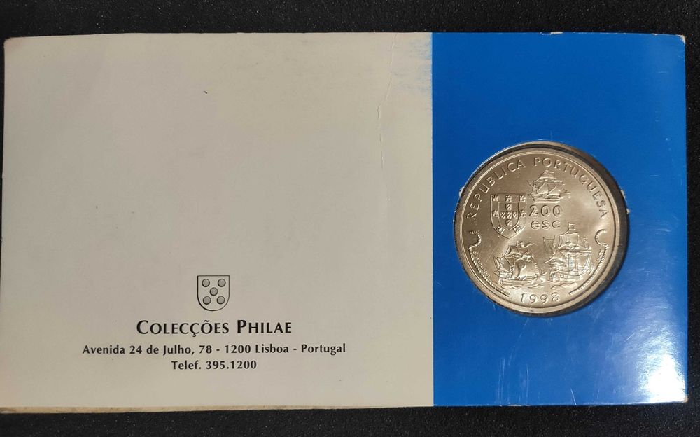 Moeda de 200$ comemorativa Vasco da GAMA