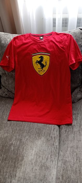 Koszulka męska nowa bawełniana Puma Ferrari rozmiar S.