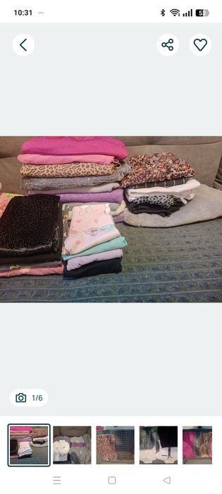 Ubrania i buciki dla dziewczynki