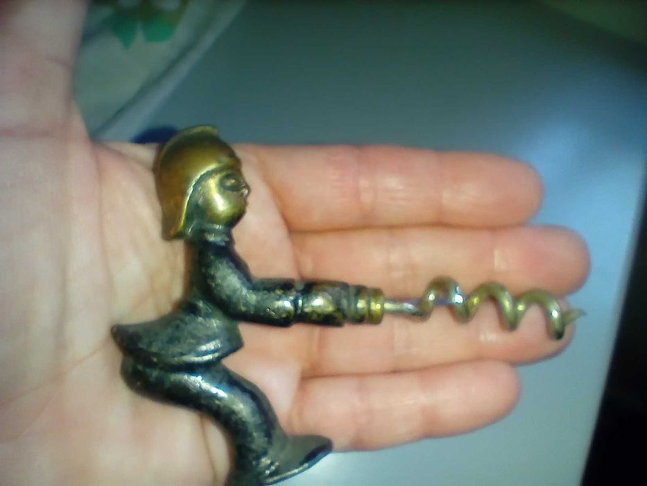 Saca-rolhas de latão "bombeiro"