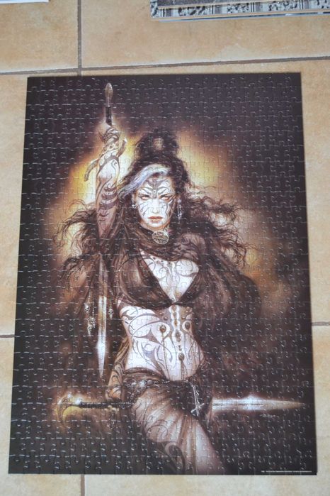 Vários puzzles 500pcs montados