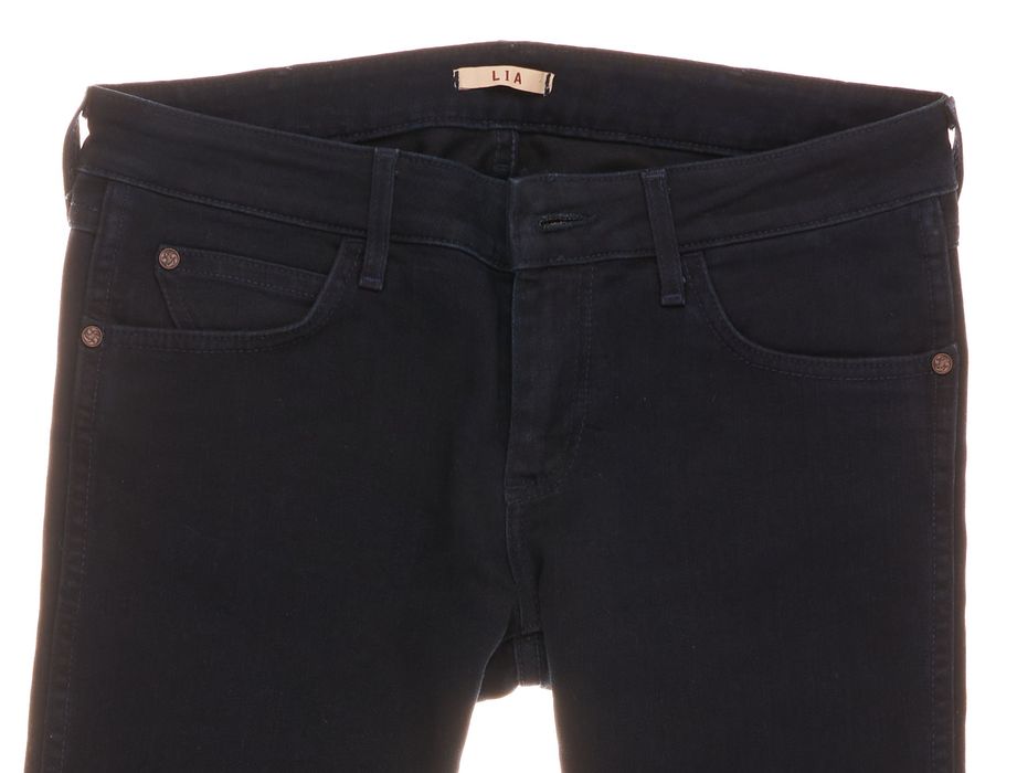 Spodnie Wrangler Lia Damskie Jeans W29 L32 Dark Blue Slim Straight 29