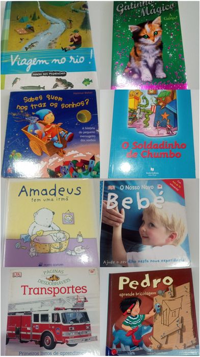 Vários livros infantis novos