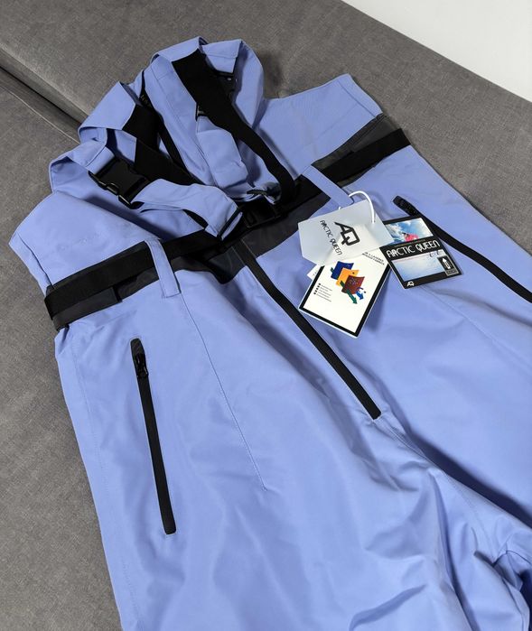 Dwuczęściowy strój snowboardowy, kurtka+spodnie, szerokie, młodzieżowe