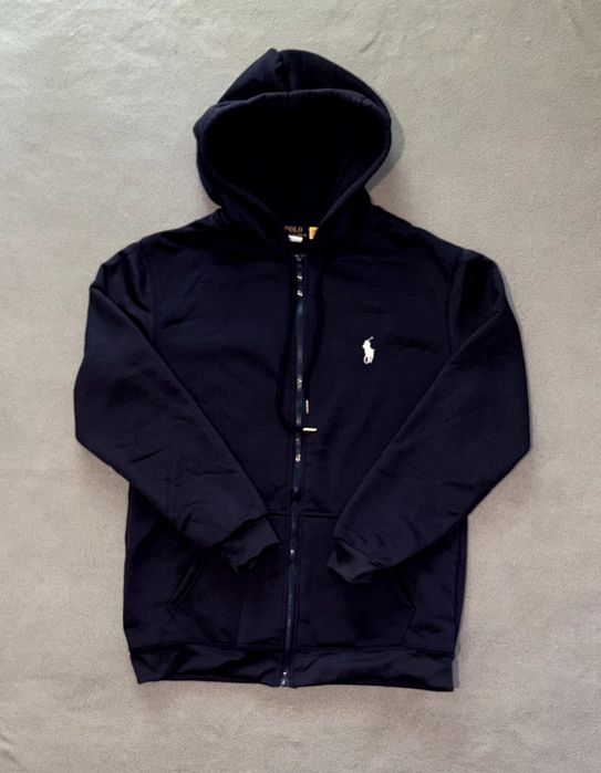 Нова чоловіча синя олімпійка зіпка кофта Polo Ralph Lauren Поло Ральф