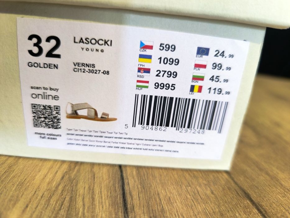 Sandały sandałki  Lasocki