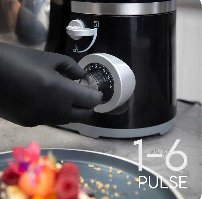 Robot Kuchenny Planetarny 1500W 6L  Stalowa Misa 3 Końcówki