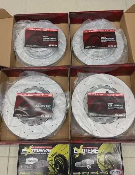 Диски тормозные Power Stop на Audi Q5,Q7, А4,A6, А7 Колодки Power Stop