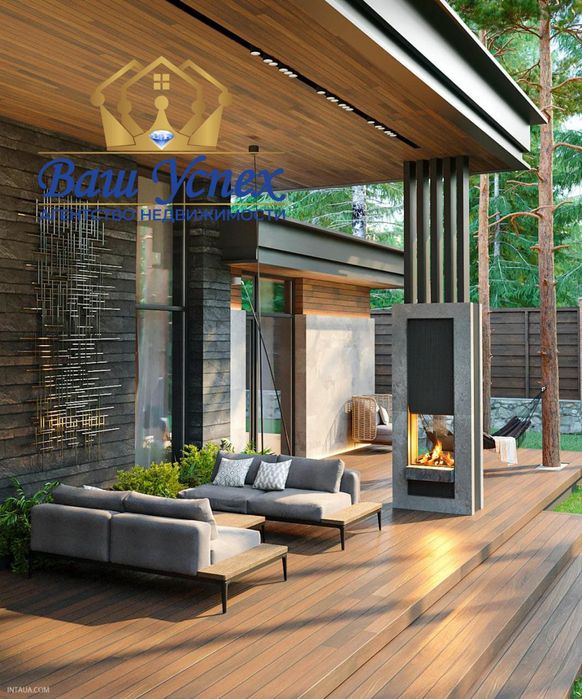 Продажа современного дома в лесу в городке.село Козин.