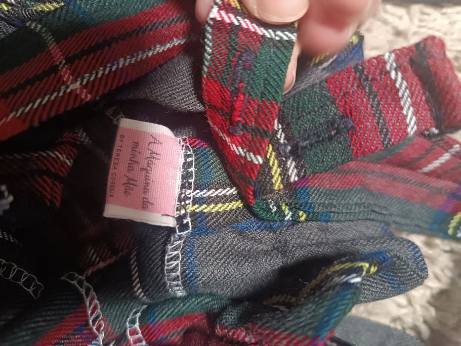 Saia Jardineira tons natalícios