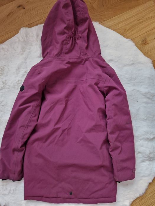 Kurtka przejściowa dziewczęca fioletowa z kapturem 128 Regatta