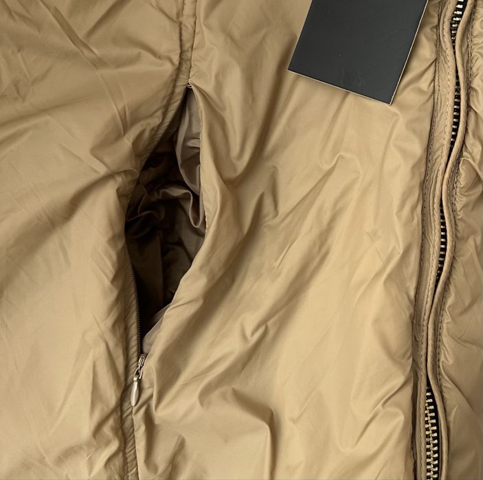 Casaco quispo reversível duas faces preto camel claro XL XXL